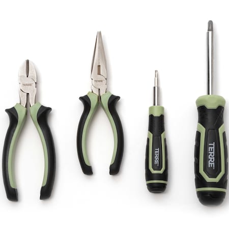 T Terre 30 Piece General Purpose Hand Tools, Screwdriver, Pliers, Household Tool Kit, Dorm Room 105001